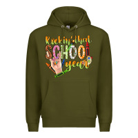 Army Green rockin that school year Premium Hoodie - NancyCooperArtShop