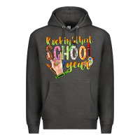 Charcoal Heather rockin that school year Premium Hoodie - NancyCooperArtShop