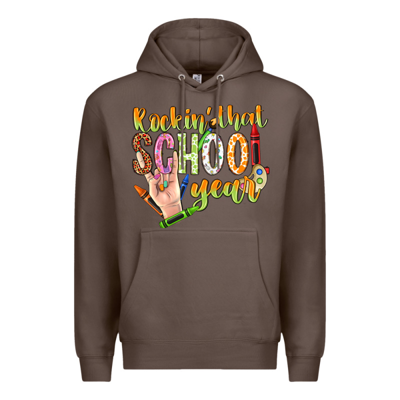 Rockin That School Year Premium Hoodie by NancyCooperArtShop | Teevron