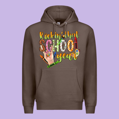 Rockin That School Year Premium Hoodie Designed By Nancycooperartshop