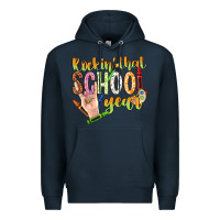 Navy rockin that school year Premium Hoodie - NancyCooperArtShop