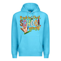 Ocean Blue rockin that school year Premium Hoodie - NancyCooperArtShop
