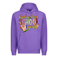 Purple rockin that school year Premium Hoodie - NancyCooperArtShop