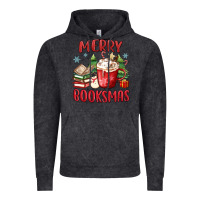 Vintage Black merry booksmas Vintage Hoodie - MaliasSmallBusiness