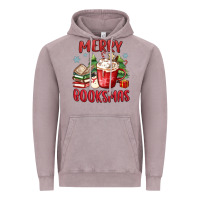 Vintage Zinc merry booksmas Vintage Hoodie - MaliasSmallBusiness