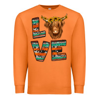 Carrot love highland cow Premium Sweatshirt - Jasminsmagicworld