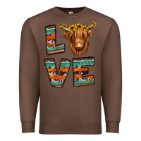 Chestnut love highland cow Premium Sweatshirt - Jasminsmagicworld