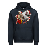 Christmas Baboon Baby And Mama Urban Hoodie | Teevron