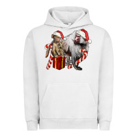 Pigment Lunar Rock Christmas Baboon Baby And Mama Urban Hoodie - LillyAllenDesigns