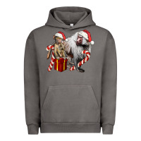 Pigment Tornado Christmas Baboon Baby And Mama Urban Hoodie - LillyAllenDesigns
