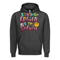 Charcoal Heather staying delulu is the solulu Zipper Hoodie - Artiststas