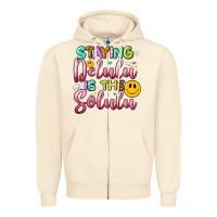 Sandshell staying delulu is the solulu Zipper Hoodie - Artiststas