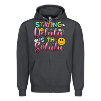Smoke staying delulu is the solulu Zipper Hoodie - Artiststas