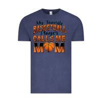 Vintage Denim my favorite basketball player calls me mom Vintage Tee - Zillion Design Studio