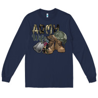 Navy army wife Long Sleeve Tee - SublimationCraftShop