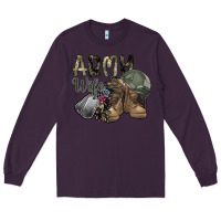 Plum army wife Long Sleeve Tee - SublimationCraftShop
