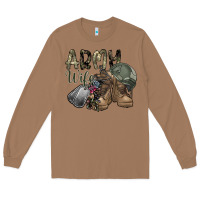 Toasted Coconut army wife Long Sleeve Tee - SublimationCraftShop