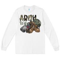 White army wife Long Sleeve Tee - SublimationCraftShop