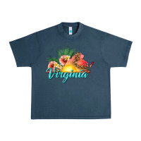 Midnight Navy summer virginia Urban Heavy Tee - texasbilliewilder