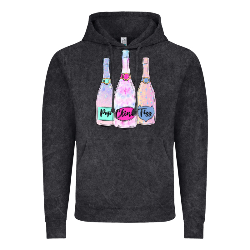 Pop Clink Fizz Champagne Bubbly Vintage Hoodie by MaliasSmallBusiness | Teevron