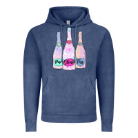 Vintage Denim pop clink fizz champagne bubbly Vintage Hoodie - MaliasSmallBusiness
