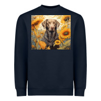 Navy labrador retriever Heavyweight Sweatshirt - Unal Design