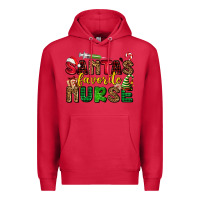 Cardinal santas favorite nurse Premium Hoodie - AdoDesignShop