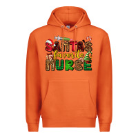 Carrot santas favorite nurse Premium Hoodie - AdoDesignShop