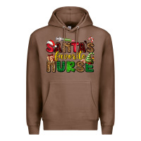 Chestnut santas favorite nurse Premium Hoodie - AdoDesignShop