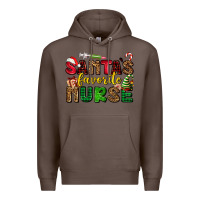 Coffee santas favorite nurse Premium Hoodie - AdoDesignShop