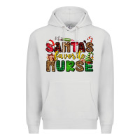 Dove Grey santas favorite nurse Premium Hoodie - AdoDesignShop
