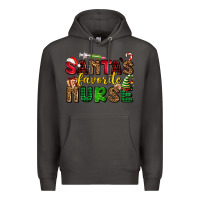 Smoke santas favorite nurse Premium Hoodie - AdoDesignShop