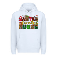 Santas Favorite Nurse Premium Hoodie | Teevron