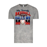 Cloud Rock my favorite baseball player calls me mom Vintage Tee - Zillion Design Studio