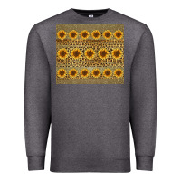 Charcoal Heather leopard glitter sunflower tumbler Premium Sweatshirt - Jasminsmagicworld