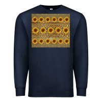 Navy leopard glitter sunflower tumbler Premium Sweatshirt - Jasminsmagicworld