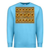 Ocean Blue leopard glitter sunflower tumbler Premium Sweatshirt - Jasminsmagicworld