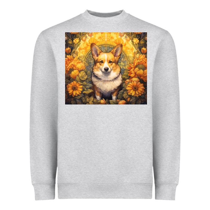 Pembroke Welsh Corgi Heavyweight Sweatshirt by Unal Design | Teevron