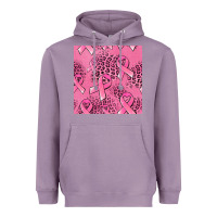 Lavender breast cancer seamless pattern Heavyweight Hoodie - Jasminsmagicworld