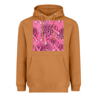 Meerkat breast cancer seamless pattern Heavyweight Hoodie - Jasminsmagicworld