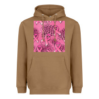 Toasted Coconut breast cancer seamless pattern Heavyweight Hoodie - Jasminsmagicworld