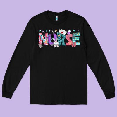 Easter Nurse Easter Day Long Sleeve Tee Designed By Neo Western