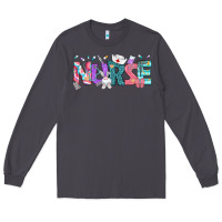 Smoke Easter Nurse Easter Day Long Sleeve Tee - Neo Western