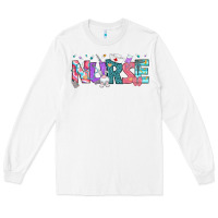 White Easter Nurse Easter Day Long Sleeve Tee - Neo Western
