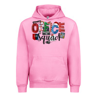 Fuchsia Pink Office Squad Christmas Urban Hoodie - LillyAllenDesigns