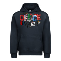Navy Office Squad Christmas Urban Hoodie - LillyAllenDesigns