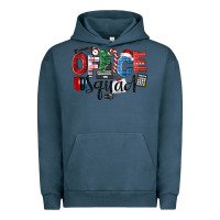 Pigment Midnight Navy Office Squad Christmas Urban Hoodie - LillyAllenDesigns