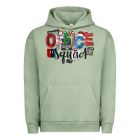 Pigment Oil Green Office Squad Christmas Urban Hoodie - LillyAllenDesigns