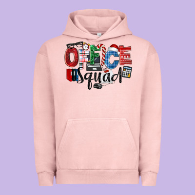 Office Squad Christmas Urban Hoodie Designed By Lillyallendesigns