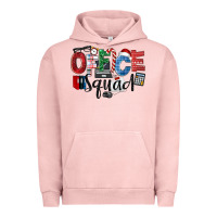 Pigment Salmon Office Squad Christmas Urban Hoodie - LillyAllenDesigns